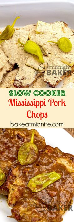 Slow Cooker Mississippi Pork Chops