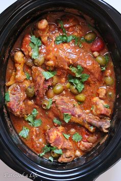 Slow cooker moroccan chicken