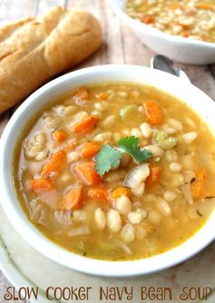 Slow Cooker Navy Bean Soup