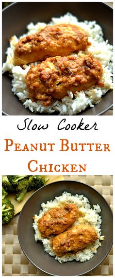 Slow Cooker Peanut Butter Chicken