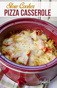 Slow Cooker Pizza Casserole