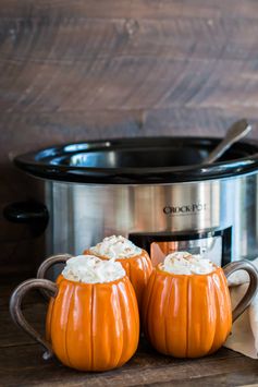 Slow Cooker Pumpkin Spice Lattes