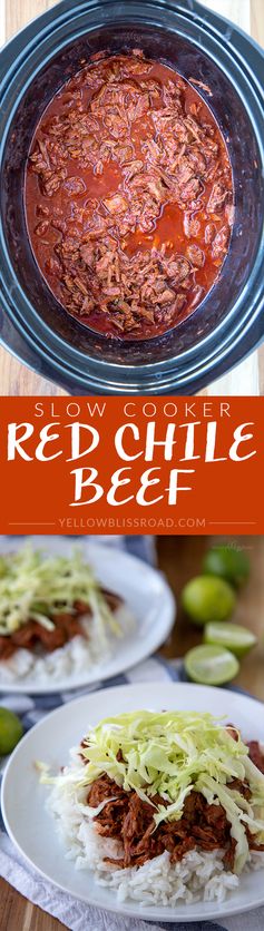 Slow Cooker Red Chile Beef