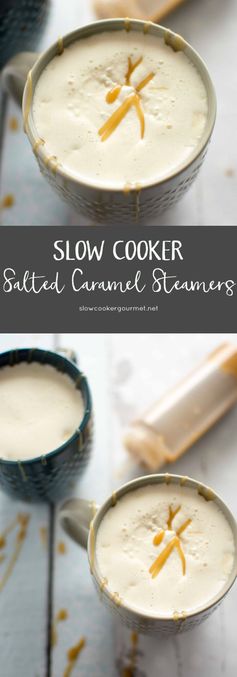 Slow Cooker Salted Caramel Steamers