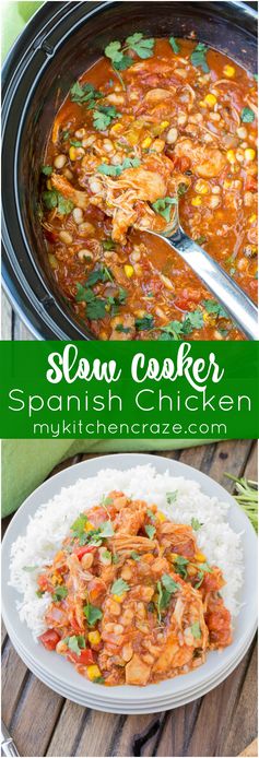 Slow Cooker Spanish Chicken