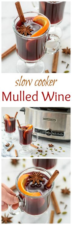 Slow Cooker Spiced Wine