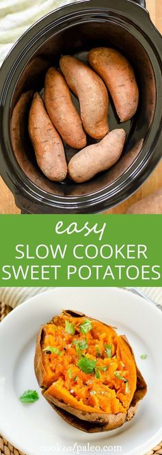 Slow Cooker Sweet Potatoes