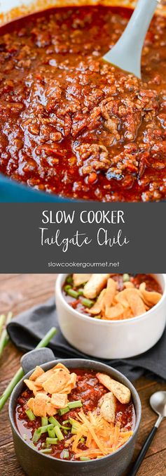 Slow Cooker Tailgate Chili