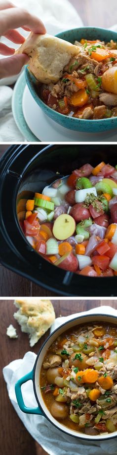 Slow Cooker Tuscan Chicken Stew