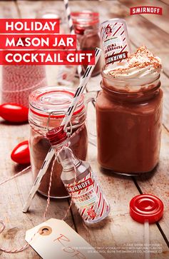 Smirnoff	 peppermint hot chocolate