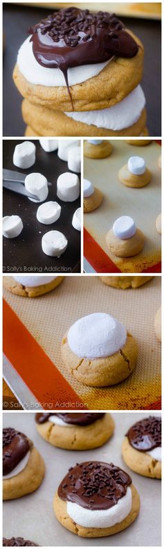 S'more Peanut Butter Cookies