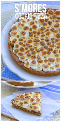 S'MORES Cookie Pizza