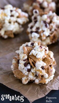 S'mores Popcorn Balls