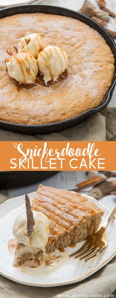 Snickerdoodle Skillet Cake