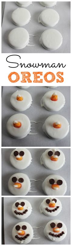 Snowman Oreo Cookies