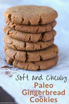 Soft & Chewy Paleo Gingerbread Cookies