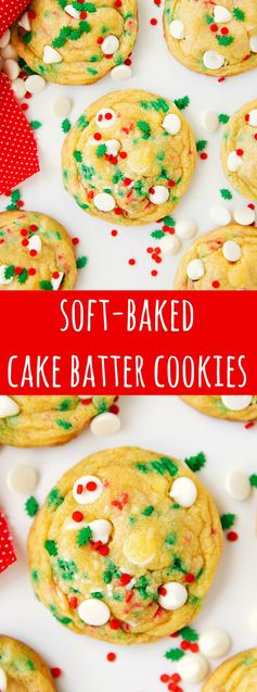 Soft-Baked Cake Batter Cookies (VIDEO