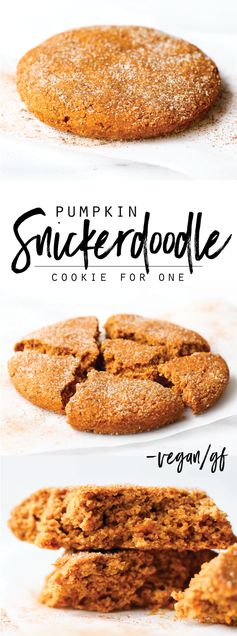 Soft-Baked Pumpkin Snickerdoodle Cookie