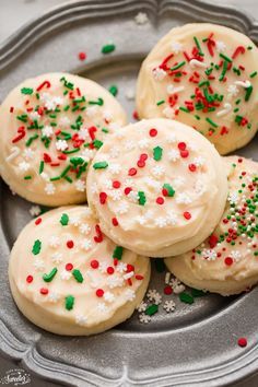 Soft Frosted Eggnog Cookies