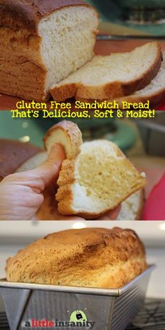 Soft Gluten Free Sandwich Bread