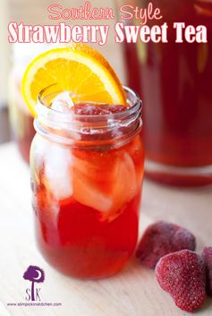 Southern Style Strawberry Sweet Tea