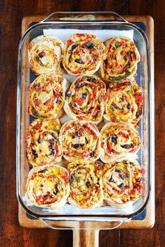 Southwestern Chicken Pizza Rolls