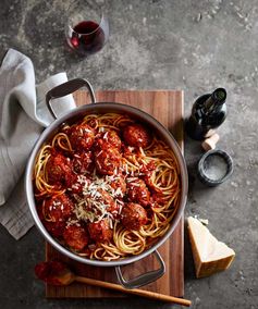 Spaghetti with Turkey Meatballs