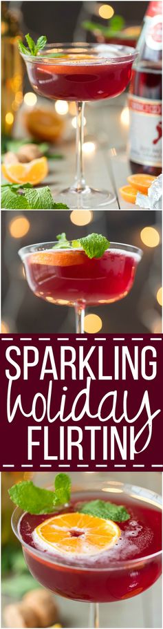 Sparkling Holiday Flirtini