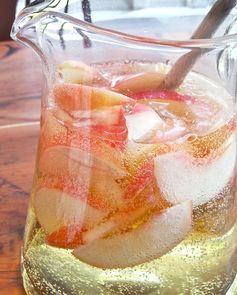 Sparkling White Peach Sangria