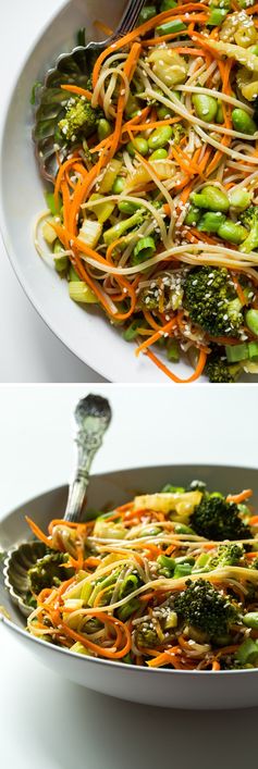 Speedy Teriyaki Veggie Noodle Bowl