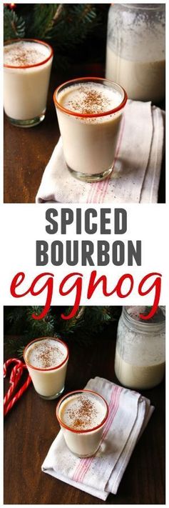 Spiced Bourbon eggnog