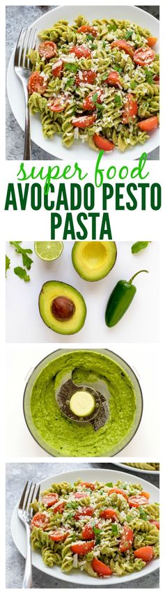 Spicy Avocado Pesto Pasta