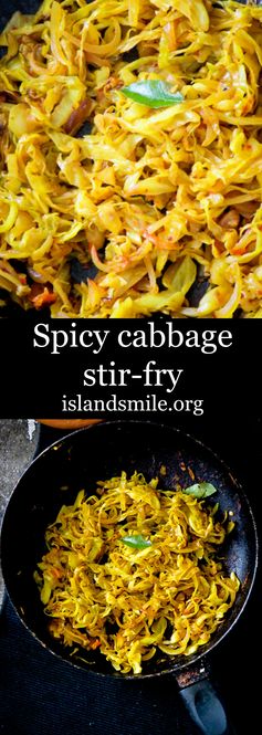 Spicy chilli Cabbage stir-fry