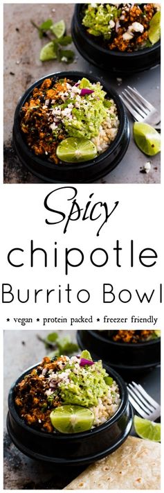 Spicy Chipotle Tofu Burrito Bowl