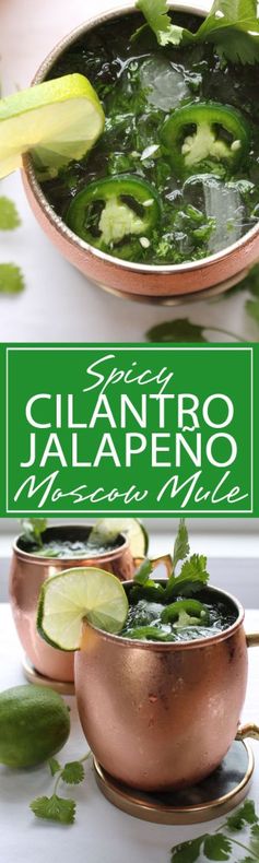 Spicy Cilantro Moscow Mule