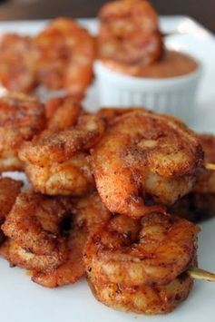 Spicy Louisiana Cajun Shrimp With Chipotle Mayonnaise