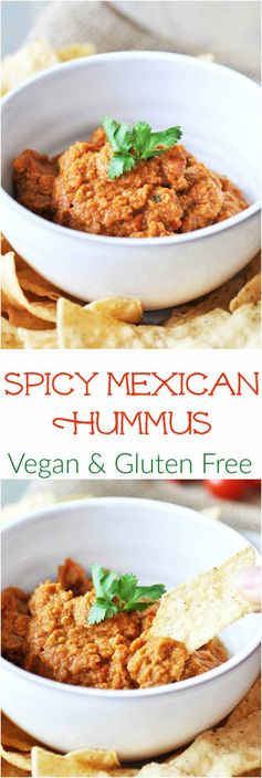 Spicy Oil-Free Mexican Hummus