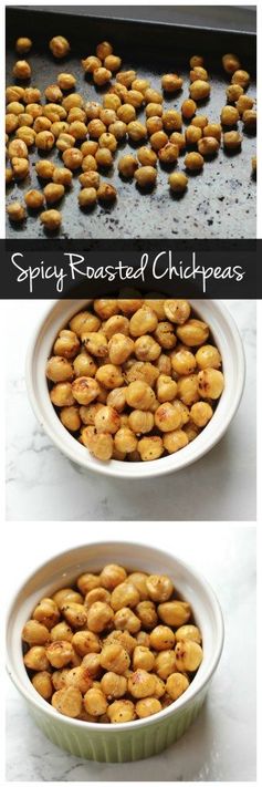 Spicy Roasted Chickpeas