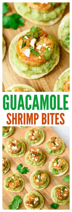 Spicy Shrimp Guacamole Bites