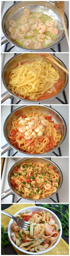 Spicy Shrimp Tomato Pasta