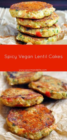 Spicy Vegan Lentil Cakes