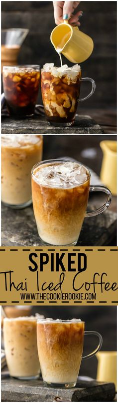 Spiked Thai Iced Coffee (Plus Non-Alcoholic Version