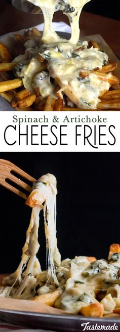 Spinach & Artichoke Cheese Fries