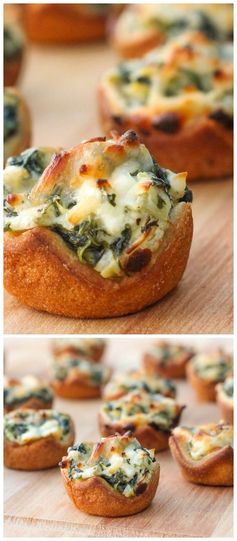 Spinach Dip Bites