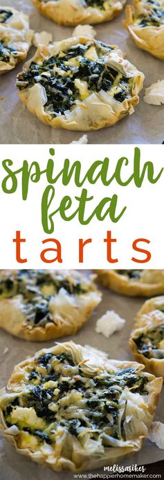 Spinach Feta Mini Tarts