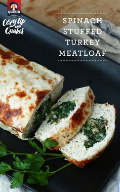 Spinach-Stuffed Turkey Meatloaf