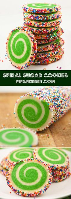 Spiral Sugar Cookies