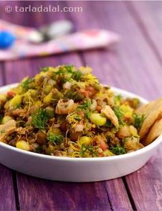 Sprouts and Corn Chatpata Chaat