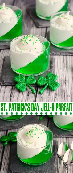 St. Patrick's Day Jello Parfait