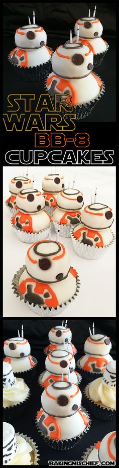 Star Wars BB-8 Cupcakes